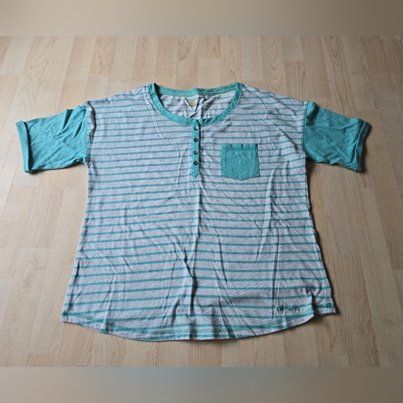 Carhartt Short Sleeve Henley Size XL - Picture 2 of 10